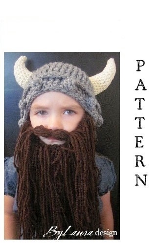PATTERN--Kids Viking Hat