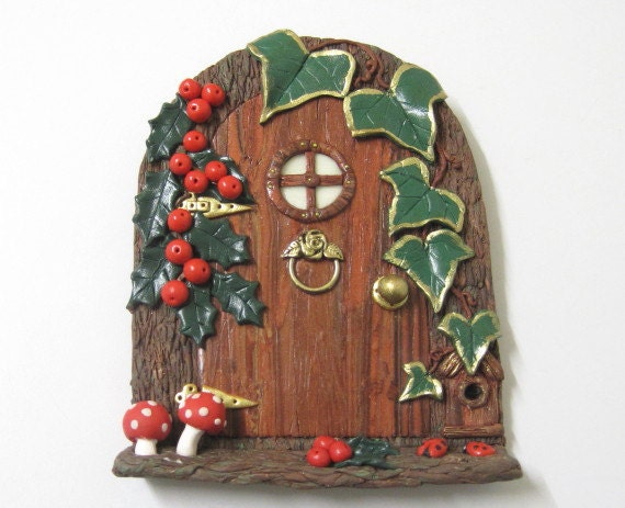 Holly and Ivy Fairy Door