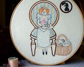 Little Dorrit - Embroidery Pattern PDF - Includes Stitch Guide - Dickens - Embroiderer - Stitchy