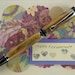 Hand turned Ink Pen Classic Style Handcrafted from Beautiful Spalted Norfork Pine with Chrome Hardware 307W