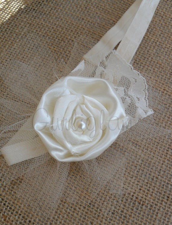 Flower Girl Dress, Traditional Ivory Flower Girl Tutu Dress, Communion
