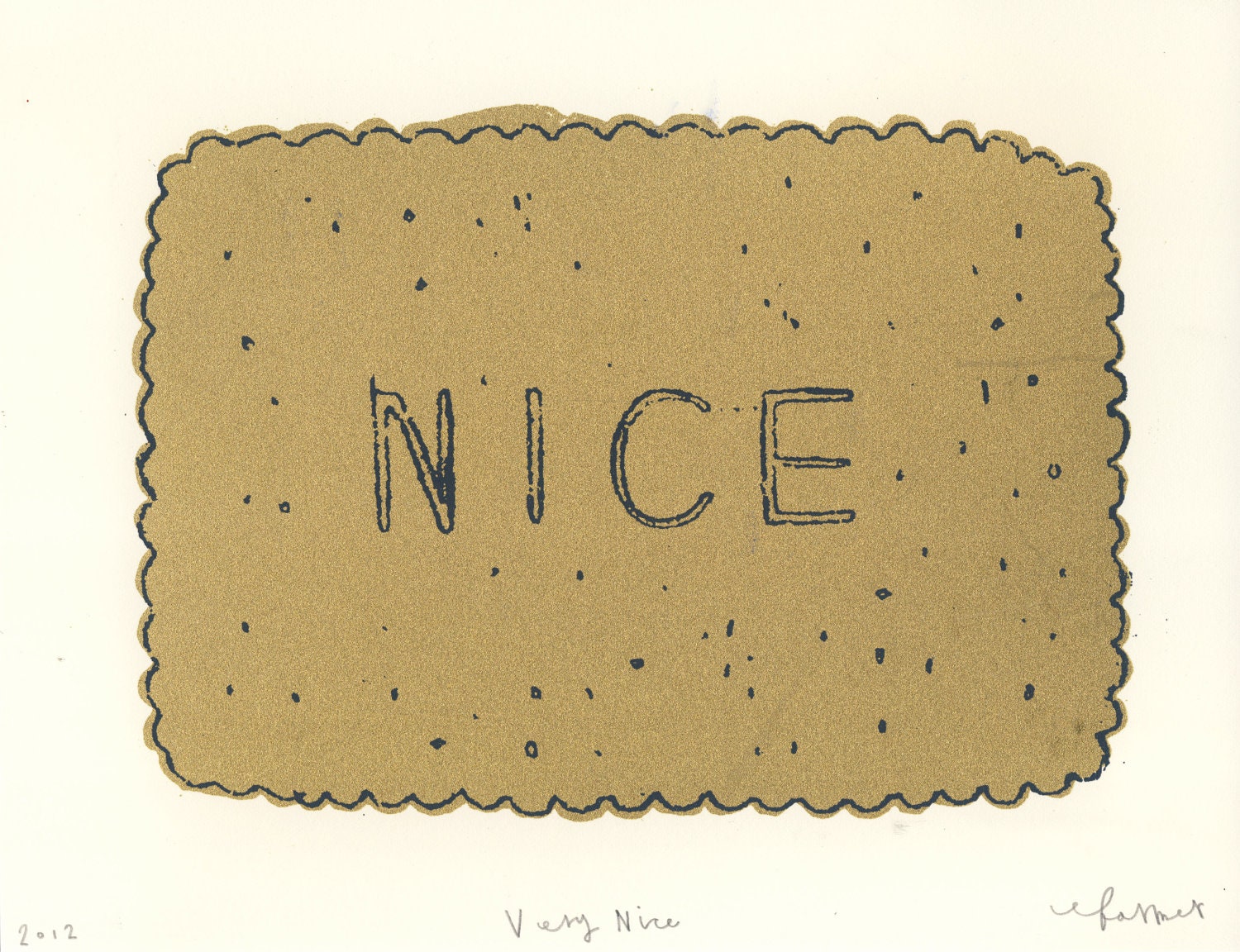 very nice biscuit print