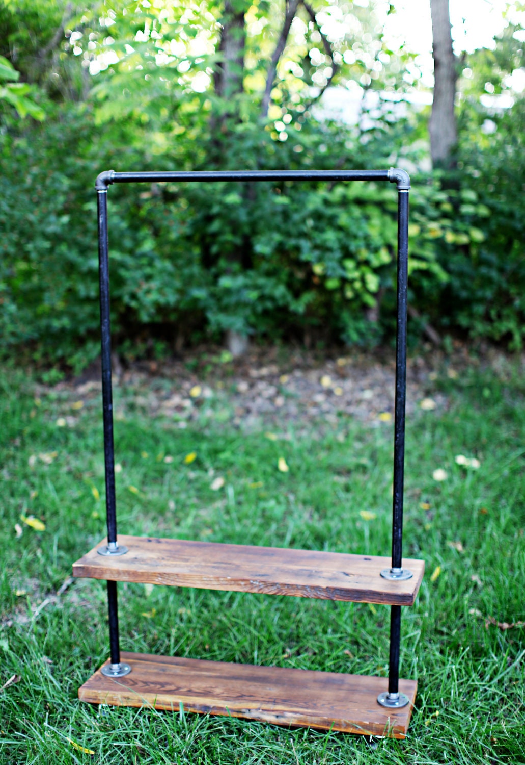 Industrial Double Garment Rack (54")