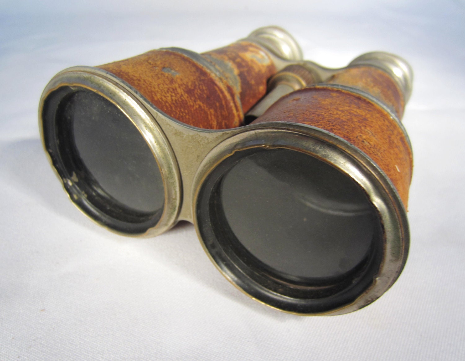 Vintage Binoculars French Chevalier Day & Night WWI Field Glasses Antique