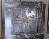 Magnet Board - Reclaimed Wood and Ceiling Tin from Eastern Ontario