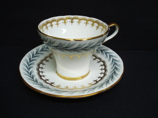 Vintage Cup and Saucer - by Aynsley  - England - Teacup Set - Bone China