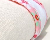 Napkin Serviette Rings Pink Flower Set Of Six