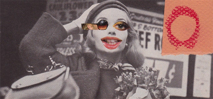 Don't Be Late - Original Collage