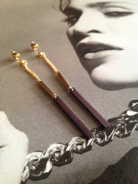 Match Sticks - Wood and Brass
