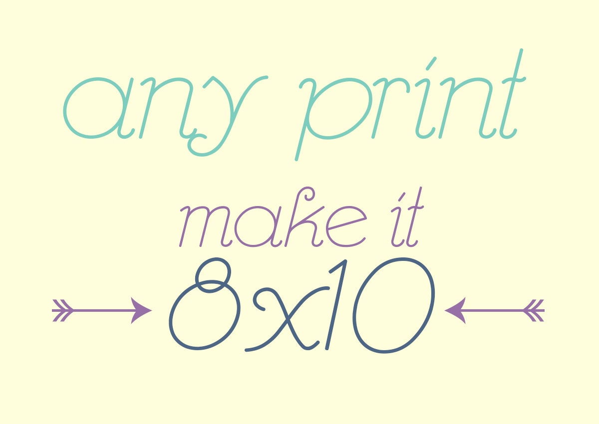 Custom Size - Make any Print an 8x10