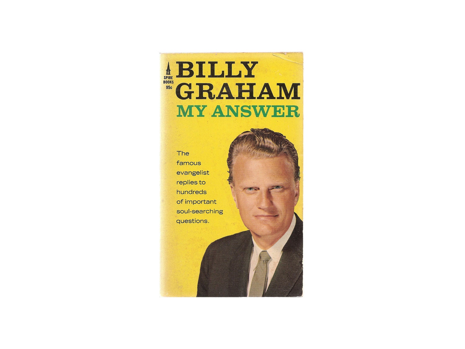 FREE SHIPPING - Billy Graham: My Answer - Evangelist, Christianity, Religion - 1960  - Sale