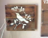 Reclaimed wood wall decor