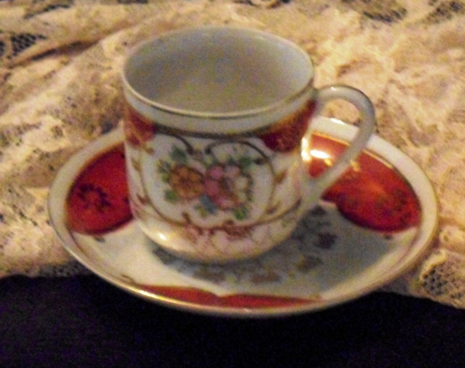 Occupied Japan Demitasse Cup and Saucer