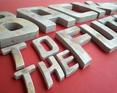 Back to the future, wood letters