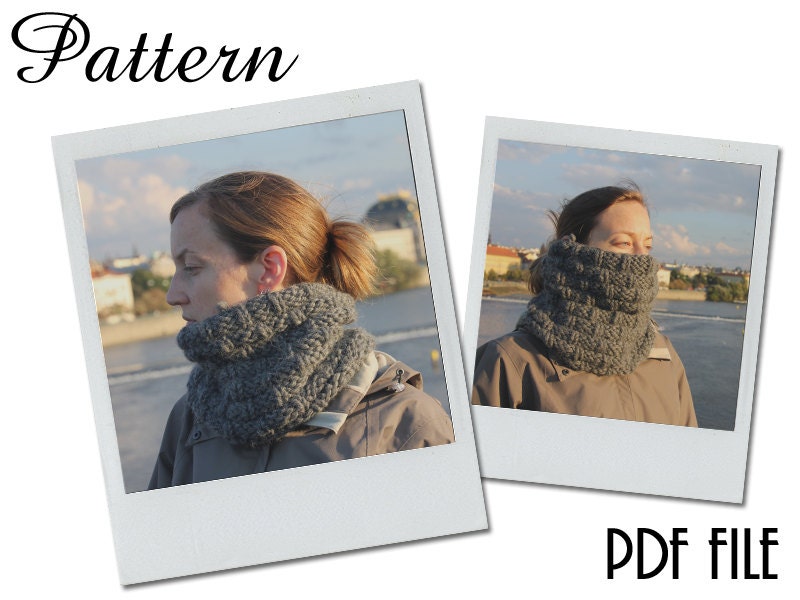 Knitting pattern - Cowl - English version