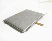 Macbook pro 15" Retina Macbook Case Sleeve Wool Felt with Genuine Leather Custom Made Felt Sleeve for Macbook pro 15"Retina-B2055R