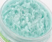 Whipped Sugar Scrub "Rosemary Mint" with Mango Butter, Sal Butter and Pure Essential Oils - Gentle and Softly Spreadable