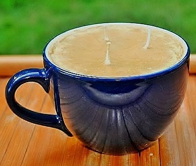 Cappaccino Hazelnut Soy Coffee Mug Candle