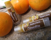 Moisturizing and  nourishing all natural clementine lipbalm 4.25 grams 0.15 oz