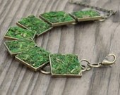 Moss Bracelet, Eco Friendly, Terrarium Bracelet, Living Plant Jewelry, Terrarium Jewelry, Earth, Garden Gift