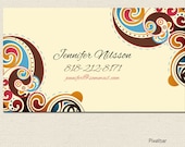 Retro Style Business Card Design Boutique or Small Business No.91