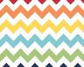 Chevrons by Riley Blake - RAINBOW - Half Yard