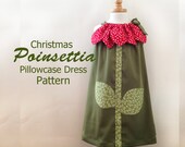 Sunny Flower Pillowcase Dress - Girl Christmas Dress Sewing Pattern PDF.  Kid's Children's Clothing.  Easy Sew Sizes 12m thru 10 included