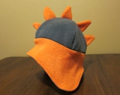 Fleece Stegosaurus Hat - YOU CHOOSE COLORS