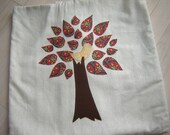 Fall Leaves Pillow Cover - 16 x 16" - Autumn - Ready to Ship