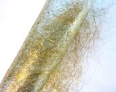 Gold Craft Paper. Shiny Textured Paper for Arts and Crafts. Pale Gold