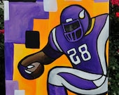Adrian Peterson Abstract by Summo