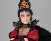 ESME The WITCH QUEEN - One Of A Kind Fantasy Art Doll by Tanya