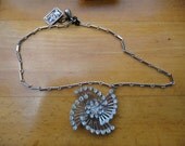 Vintage Shiney and Blitzie Coro Necklace with the Tag ON Unused faux Diamonds 1960s