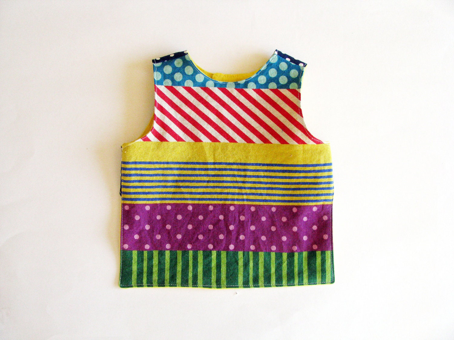 tee bib large and absorbent echino fabric