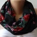 Infinity Scarf Loop Scarf Circle Scarf - It made with good quality CHIFFON fabric....small size infinity