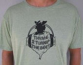 Men's X-Large "Thyme to Turnip the Beet" Foodie T-shirt in many colors.