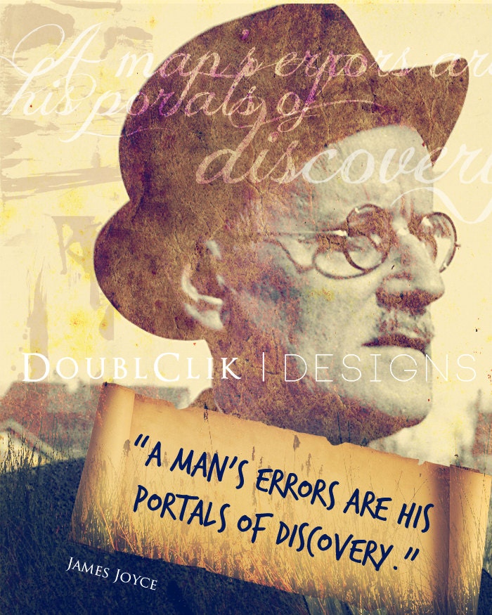 16x20 James Joyce Poster
