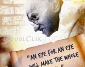 16x20 Gandhi Poster