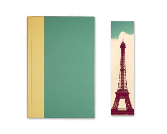 Photo bookmark Paris Eiffel Tower fine art travel photography book reader under 5 stocking stuffer dreamy France Europe