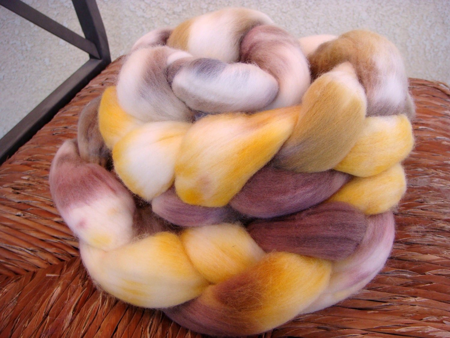 Sepia  - Merino Wool Combed Top Spinning Fiber
