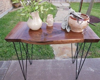 Wooden Table. Handmade Wood Table. OOAK Rustic Side Table. Hall Table. Foyer Table. Entryway Table