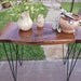 Wooden Table. Handmade Wood Table. OOAK Rustic Side Table. Hall Table. Foyer Table. Entryway Table