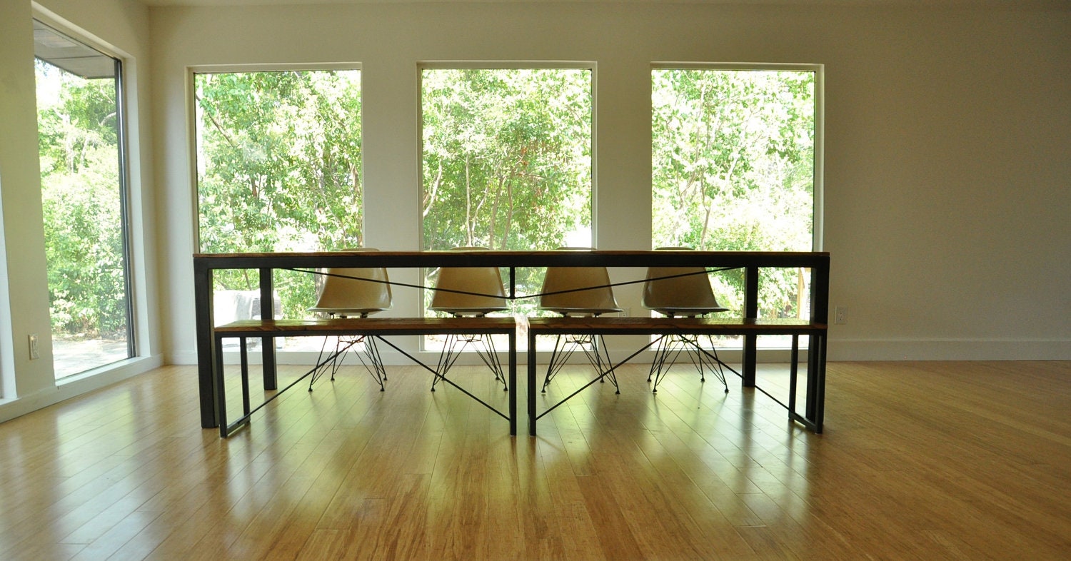 Jeffers Dining Table -  Reclaimed Oak Barn Wood Dining Table