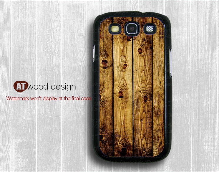 Samsung Galaxy S3 i9300 Case Samsung Galaxy SIII case unique Case brown old wood texture image printing atwoodting design