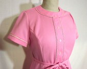 Vintage Pink Shift Dress ...