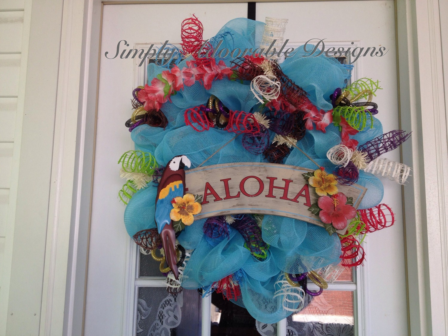 Tropical Aloha wreath