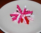 3 in Korker Bow Ponytail Holder / Toddler Ponytail Holder / Girls Korker Bow Hair Clip /  Spring/Summer Hair Clip
