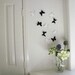Decal, Set 6, Outdoor Butterflies, 3D White Butterfly, Wedding Decor, White Butterflies