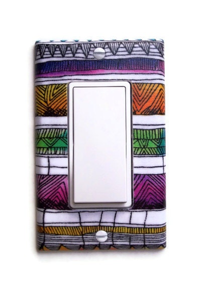 Southwestern 2 Rocker/GFI Switchplate