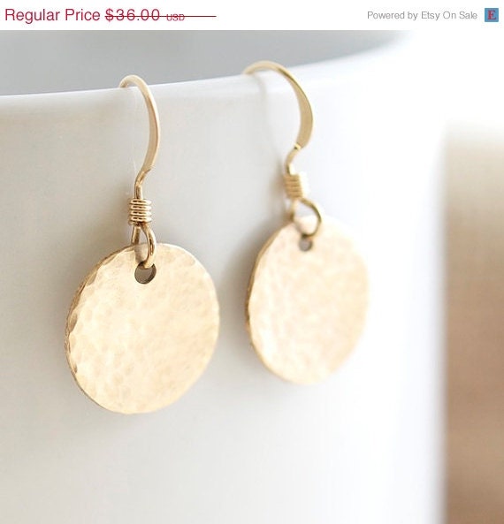 Simple Gold Earrings, Modern Earrings, Gold Dangle Earrings